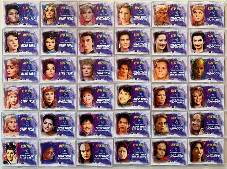 Star Trek Women of Star Trek Art & Images Base Trading Card Set 72 Cards 2021   - TvMovieCards.com