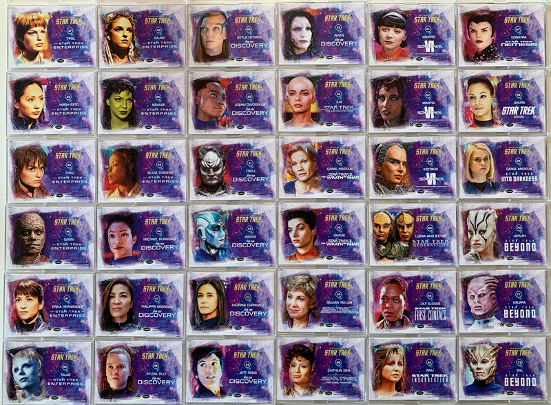 Star Trek Women of Star Trek Art & Images Base Trading Card Set 72 Cards 2021   - TvMovieCards.com