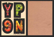 1967 Nutty Initials Sticker Trading Cards You Pick Singles #1-#60 Topps Y P 9 N  - TvMovieCards.com