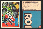 1966 Batman Puzzle B (Blue Bat) Vintage Trading Card You Pick Singles #1B-44B #29B  - TvMovieCards.com