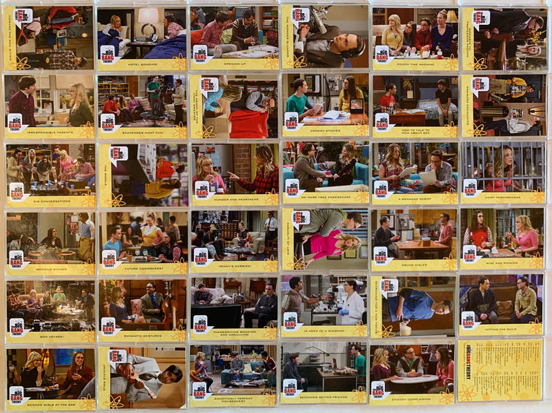 2016 Big Bang Theory Seasons 6 & 7 Base Trading Card Set 72 Card   - TvMovieCards.com