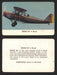 1944 Aeroplanes Series B C D You Pick Single Trading Cards #1-80 Card-O C	19	   Muniz M-7                         Brazil  - TvMovieCards.com