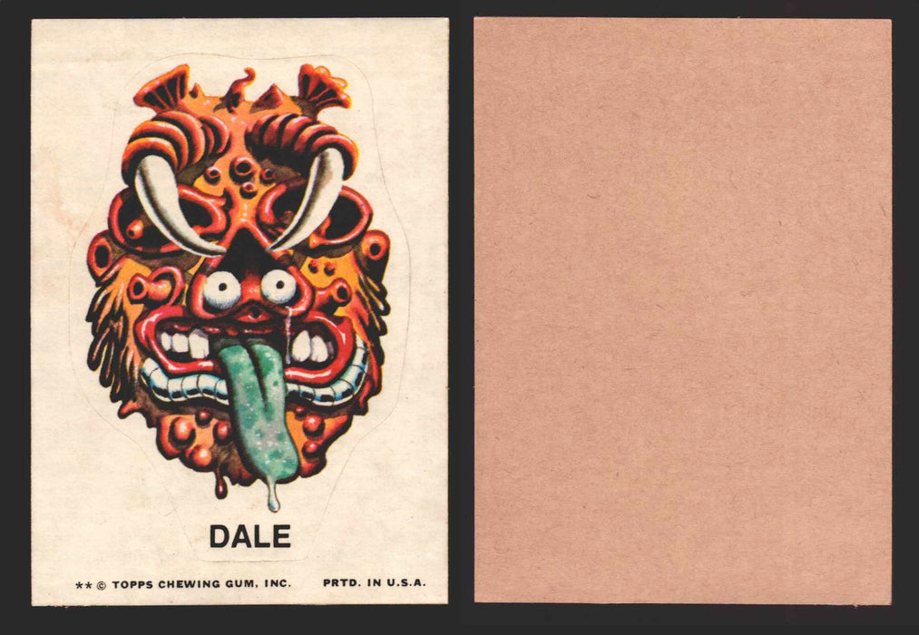 1973-74 Ugly Stickers Tan Back Trading Card You Pick Singles #1-55 Topps Dale  - TvMovieCards.com