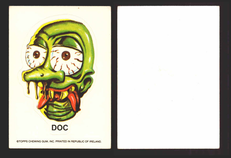 1976 Ugly Stickers Small White Back Trading Card You Pick Singles #1-55 U.K. Top Doc - TvMovieCards.com