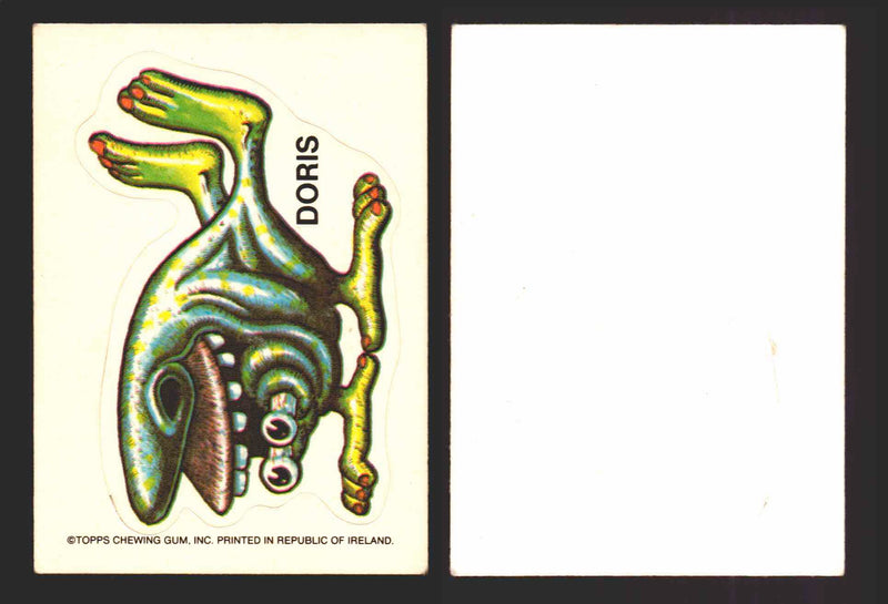 1976 Ugly Stickers Small White Back Trading Card You Pick Singles #1-55 U.K. Top Doris - TvMovieCards.com