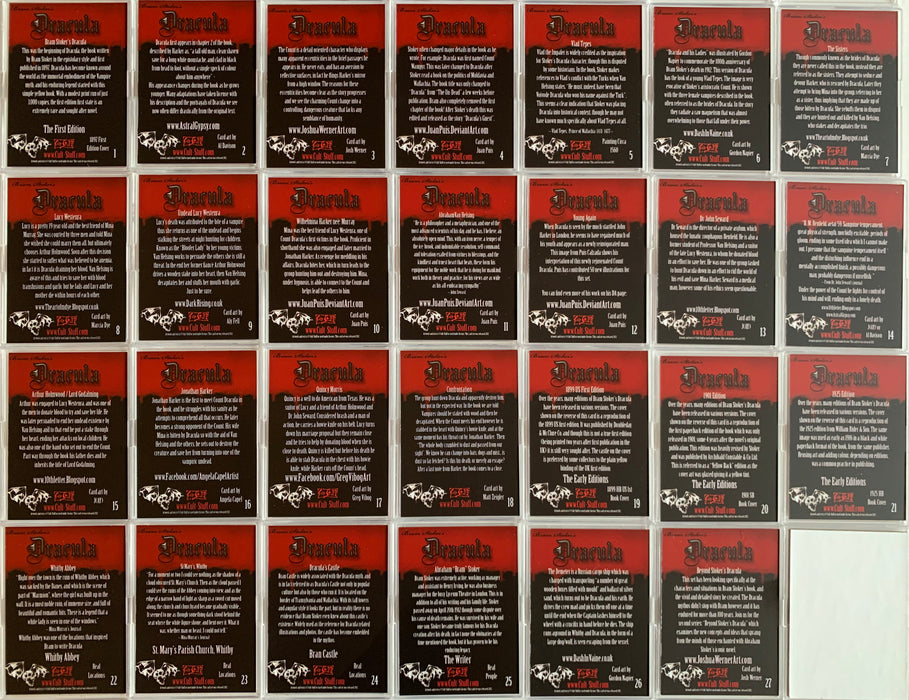 2012 Bram Stoker's Dracula (Movie) Base Trading Card Set 27 Cards   - TvMovieCards.com