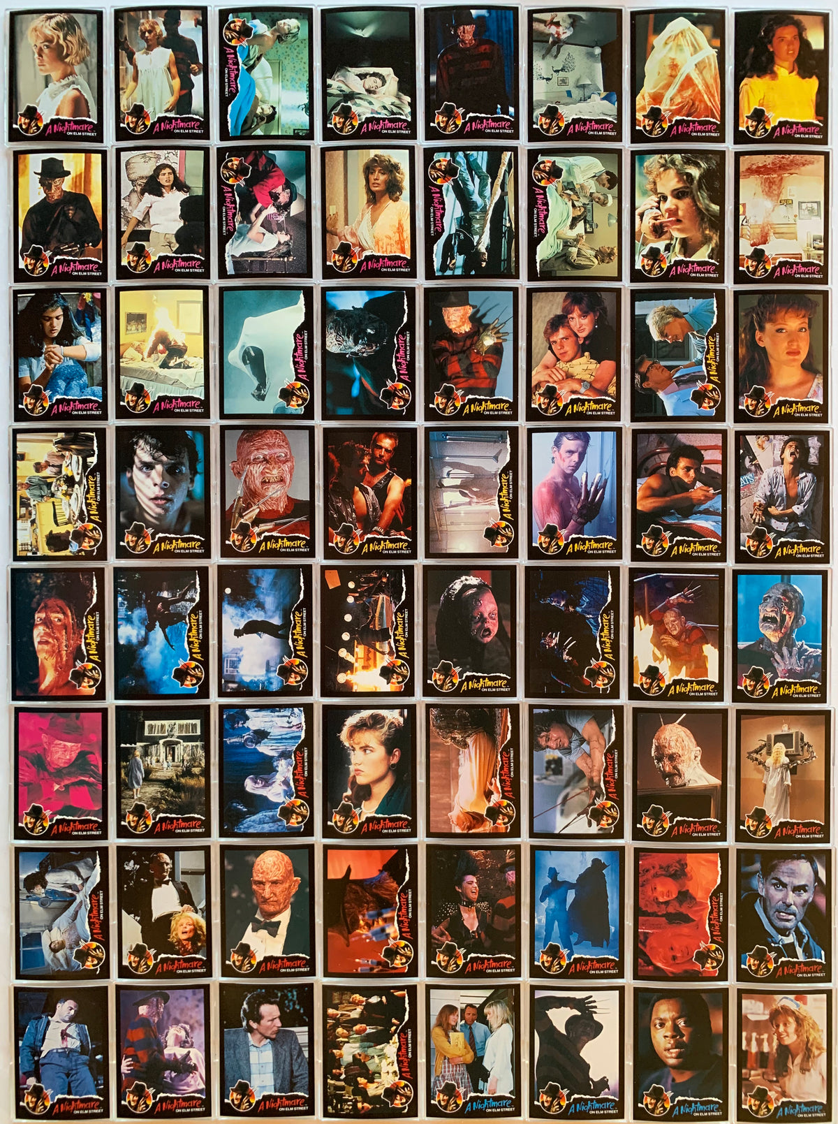 Nightmare on Elm Street Base Trading Card Set 120 Cards Impel 1991