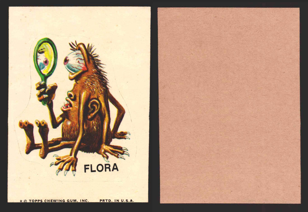 1973-74 Ugly Stickers Tan Back Trading Card You Pick Singles #1-55 Topps Flora  - TvMovieCards.com