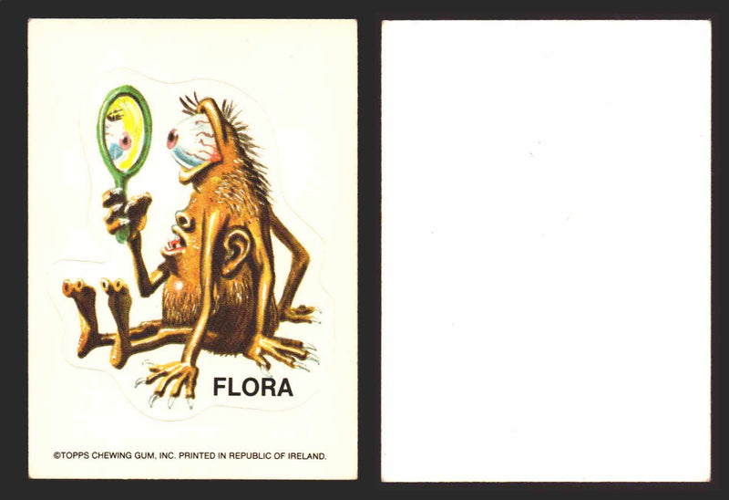1976 Ugly Stickers Small White Back Trading Card You Pick Singles #1-55 U.K. Top Flora - TvMovieCards.com