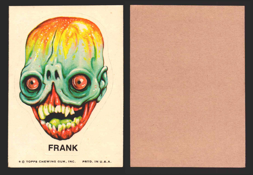 1973-74 Ugly Stickers Tan Back Trading Card You Pick Singles #1-55 Topps Frank  - TvMovieCards.com
