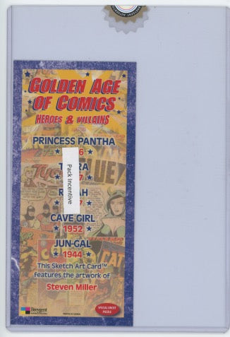 Golden Age of Comics 3 Card Uncut Puzzle Pack Incentive   - TvMovieCards.com