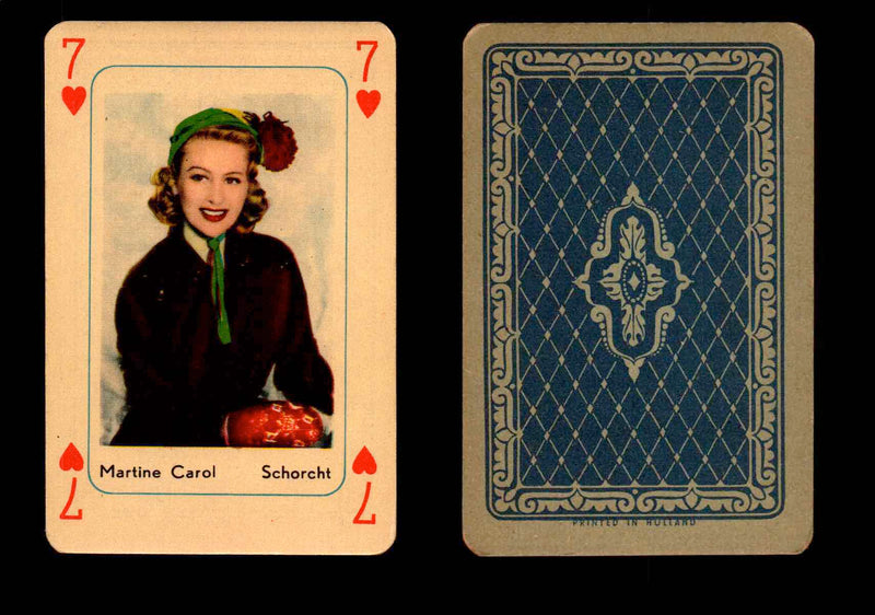 1959 Maple Leaf Hollywood Movie Stars Playing Cards You Pick Singles   - TvMovieCards.com