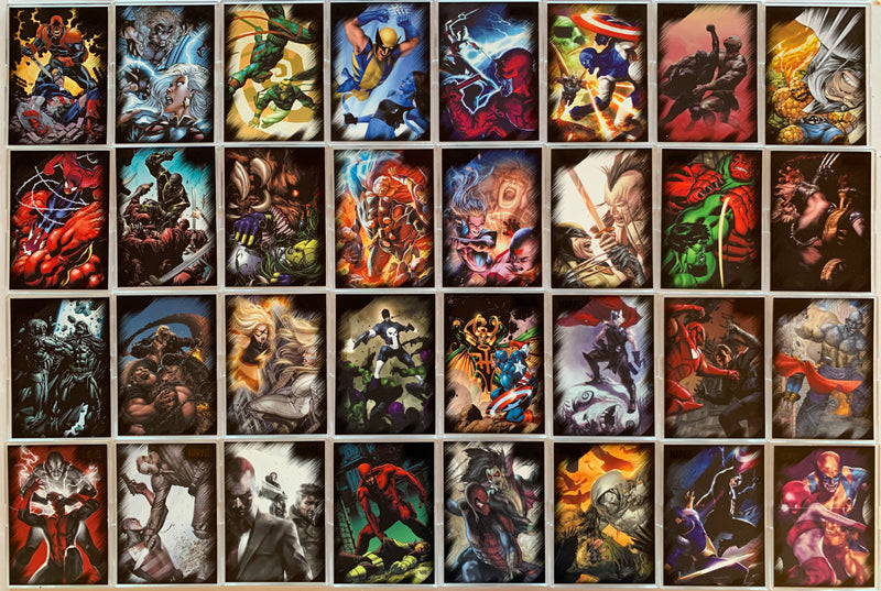 Marvel Heroes and Villains Base Card Set 81 Cards Rittenhouse 2010   - TvMovieCards.com