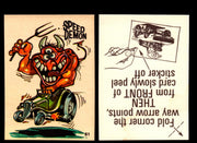 Fabulous Odd Rods Vintage Sticker Cards 1973 #1-#66 You Pick Singles   - TvMovieCards.com