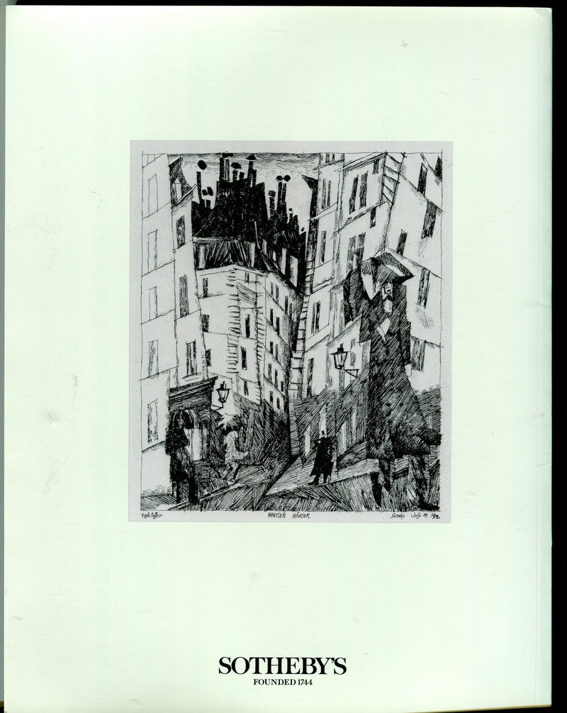 Sothebys Auction Catalog May 8 1991 Impressionist & Modern Paintings Part II   - TvMovieCards.com