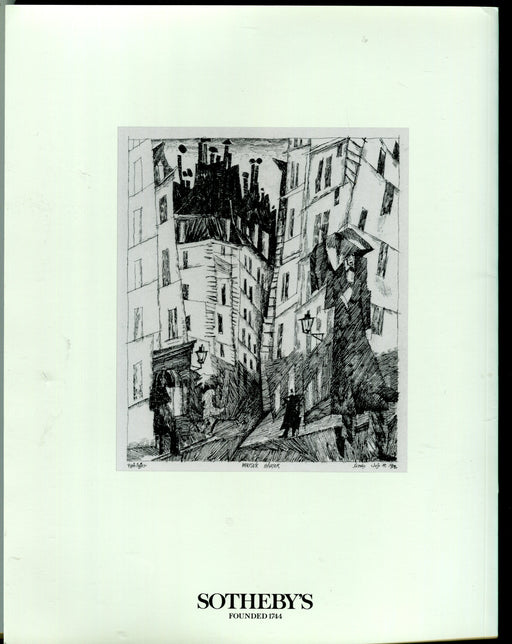 Sothebys Auction Catalog May 8 1991 Impressionist & Modern Paintings Part II   - TvMovieCards.com