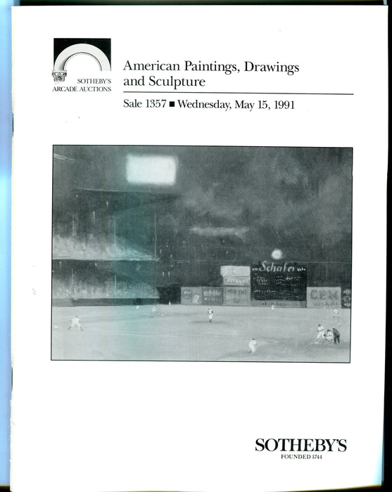 Sothebys Arcade Auction Catalog May 15 1991 American Paintings, Drawings   - TvMovieCards.com
