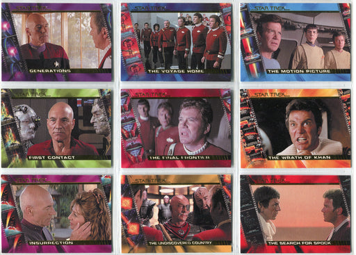 Star Trek Complete Movies 2007 Character Logs Insert Chase Card Set C1-C9   - TvMovieCards.com