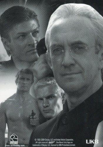 James Bond The Quotable James Bond Villains & Vixens Chase Card UK8   - TvMovieCards.com