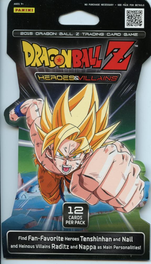 Dragon Ball Z Heroes & Villains TCG Game Booster Card Box 20ct   - TvMovieCards.com