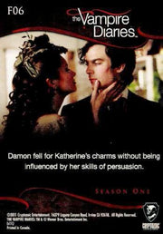 Vampire Diaries Season One F06 Non-Foil Test Card   - TvMovieCards.com