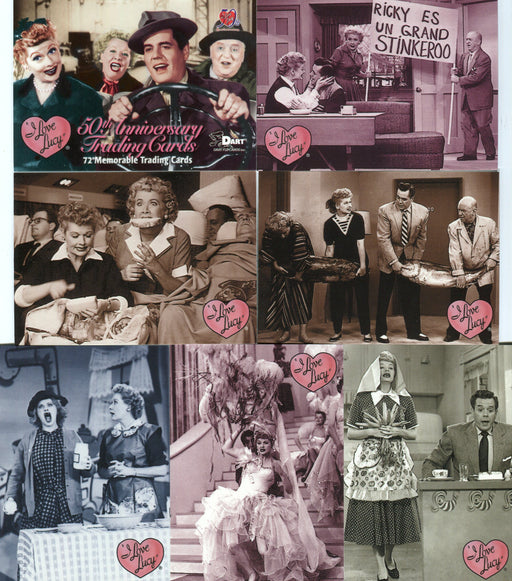 I Love Lucy 50th Anniversary Card Pack Lot 10 Sealed Packs Dart 2001 - TvMovieCards.com