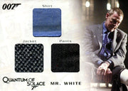 James Bond 2009 Archives Mr. White Triple Relic Card QC11 #134/625   - TvMovieCards.com