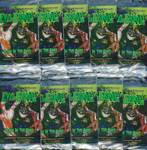 Evil Ernie Series Two Glow in the Dark Card Pack Lot 10 Sealed Packs   - TvMovieCards.com