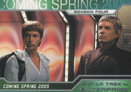 Star Trek Enterprise Season 4 Four Promo Card P3 Single Trading Card   - TvMovieCards.com