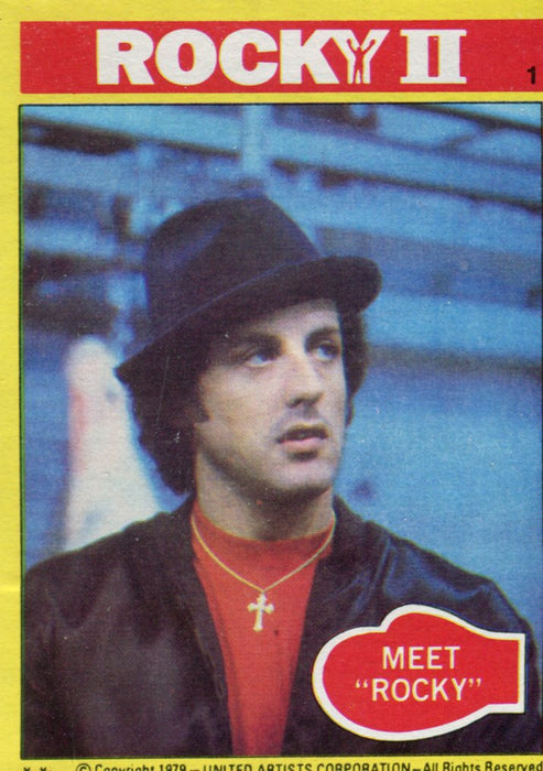 Rocky II Movie 2 Vintage Trading Card Set 99 Cards Topps 1979   - TvMovieCards.com