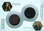 Orphan Black Season 1 Sarah & Felix Double Wardrobe Costume Card DM1   - TvMovieCards.com