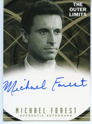 Outer Limits Premiere Autograph Card A9 Michael Forest Professor Stuart Peters   - TvMovieCards.com
