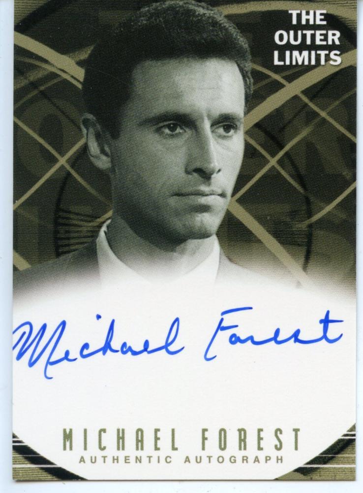 Outer Limits Premiere Autograph Card A9 Michael Forest Professor Stuart Peters   - TvMovieCards.com