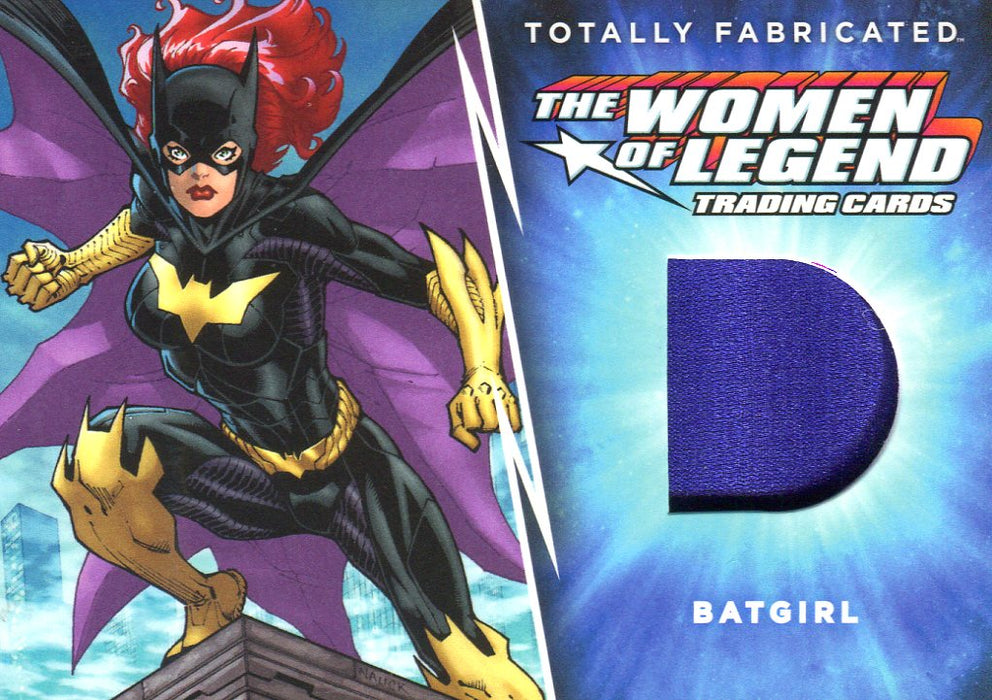 DC Women of Legend Totally Fabricated Batgirl Binder Insert Costume Card TF-04   - TvMovieCards.com