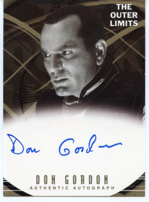 Outer Limits Premiere Autograph Card A10 Don Gordon as Captain Dave Crowell   - TvMovieCards.com