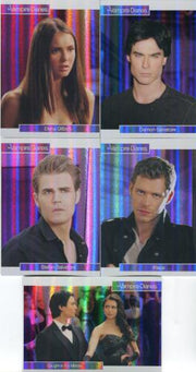 Vampire Diaries Season Three Mystic Fails Foil Chase Card Set 5 Cards NV1-NV5 - TvMovieCards.com