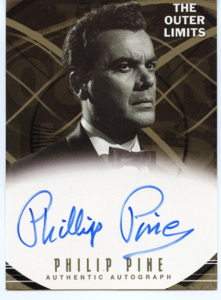 Outer Limits Premiere Autograph Card A13 Philip Pine as Theodore Pearson   - TvMovieCards.com