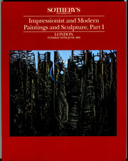Sothebys Auction Catalog June 25 1991 Impressionist & Modern Paintings Part I   - TvMovieCards.com