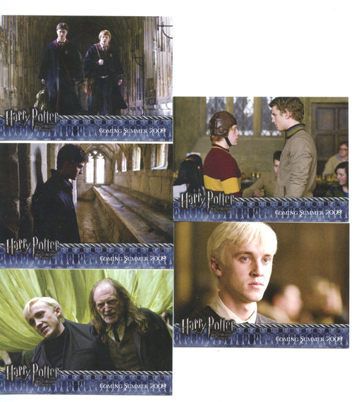 Harry Potter and the Half Blood Prince Promo Card Set 5 Cards P1 - P5   - TvMovieCards.com