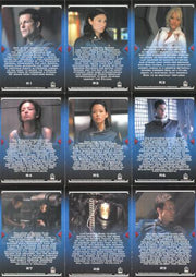 Battlestar Galactica Season Four Razor Chase Card Set 9 Cards R1 thru R9 2009 Ri - TvMovieCards.com