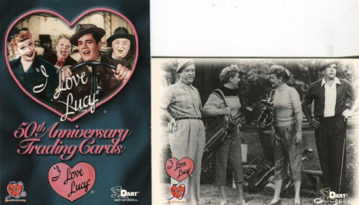 Lucy I Love Lucy 50th Anniversary Promo Card Set 2 Cards P-1 and C-C   - TvMovieCards.com