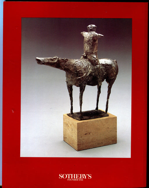 Sothebys Auction Catalog June 26 1991 Impressionist & Modern Paintings Part II   - TvMovieCards.com