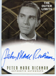 Outer Limits Premiere Autograph Card A16 Peter Mark Richman as Ian Frazier   - TvMovieCards.com