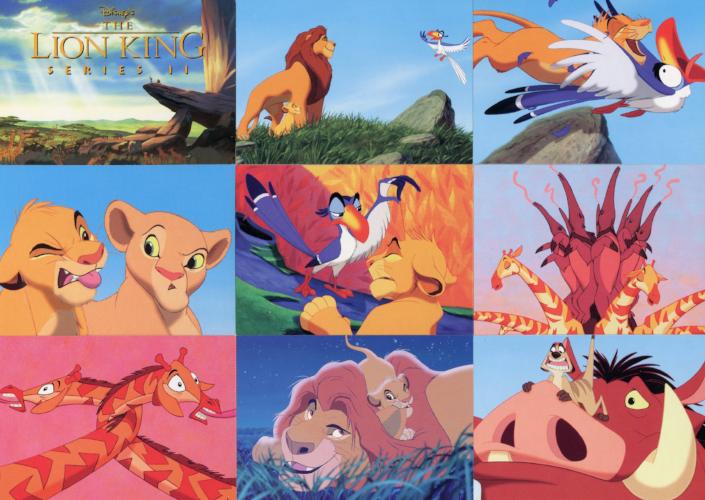 Lion King Disney Movie Series 2 Base Card Set 81 Cards Skybox 1994   - TvMovieCards.com