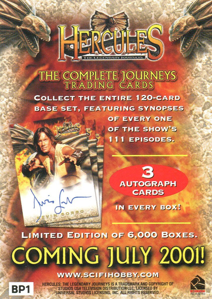 Hercules The Complete Legendary Journeys Card Album   - TvMovieCards.com