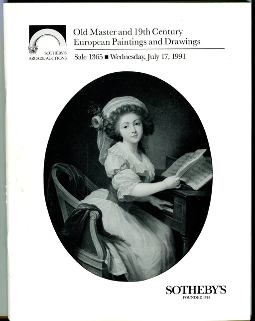 Sothebys Auction Catalog July 17 1991 Old Master 19th Century European Paintings   - TvMovieCards.com