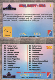 Stargate Movie Base Card Set 100 Cards Collect-A-Card 1994   - TvMovieCards.com