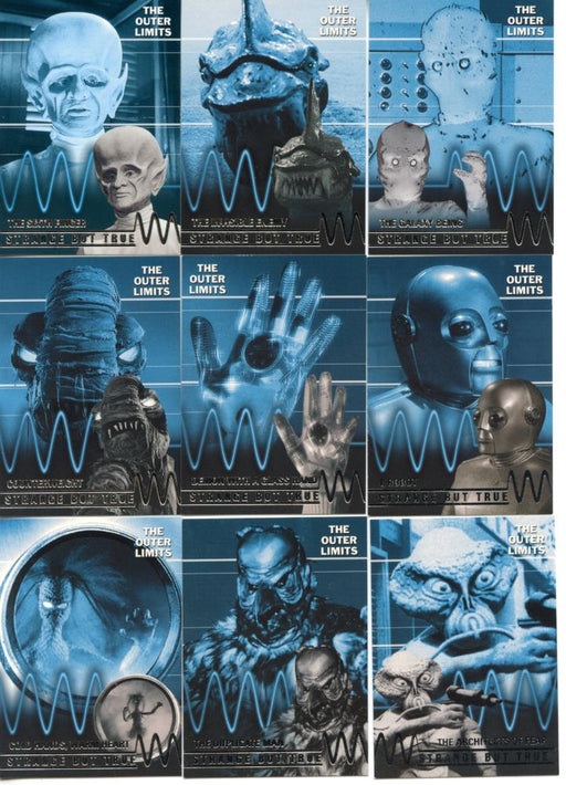 Outer Limits Premiere Edition Strange But True  Chase Card Set T1 -T9   - TvMovieCards.com