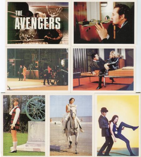 Avengers TV in Color 2nd Series Promo Card Set 7 Cards B1-B7   - TvMovieCards.com