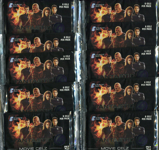 Fantastic Four 4 Marvel Movie Celz Card Pack Lot 50 Sealed Packs Cards, Inc 2005   - TvMovieCards.com